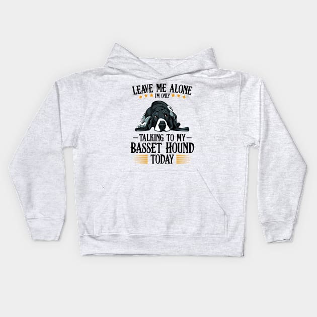 Basset Hound Kids Hoodie by Lumio Gifts